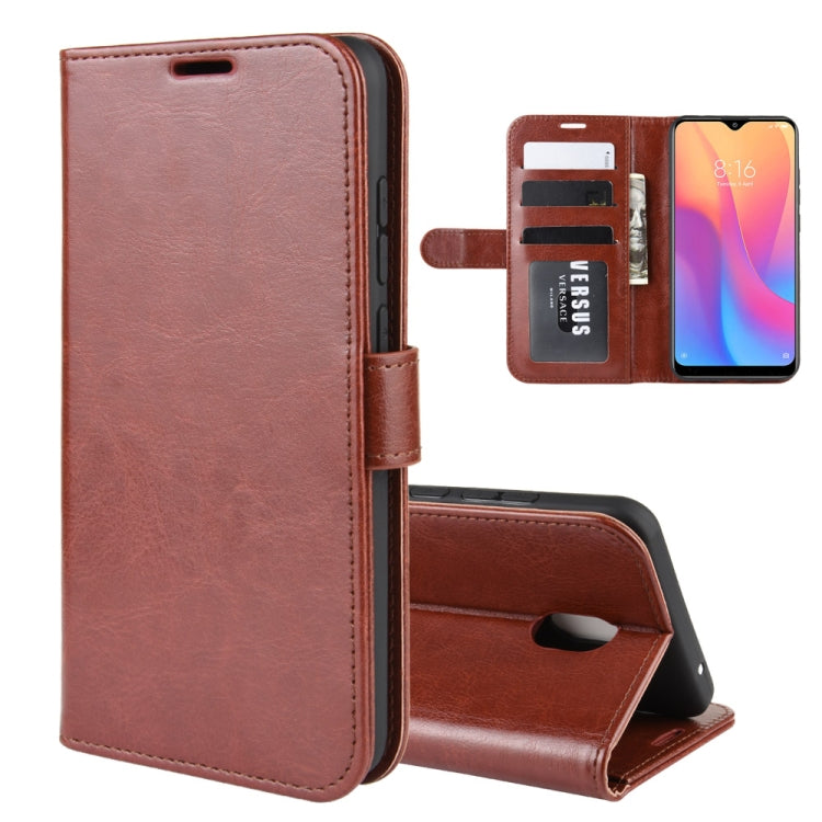 For Xiaomi Redmi 8A R64 Texture Single Fold Horizontal Flip Leather Case with Holder & Card Slots & Wallet
