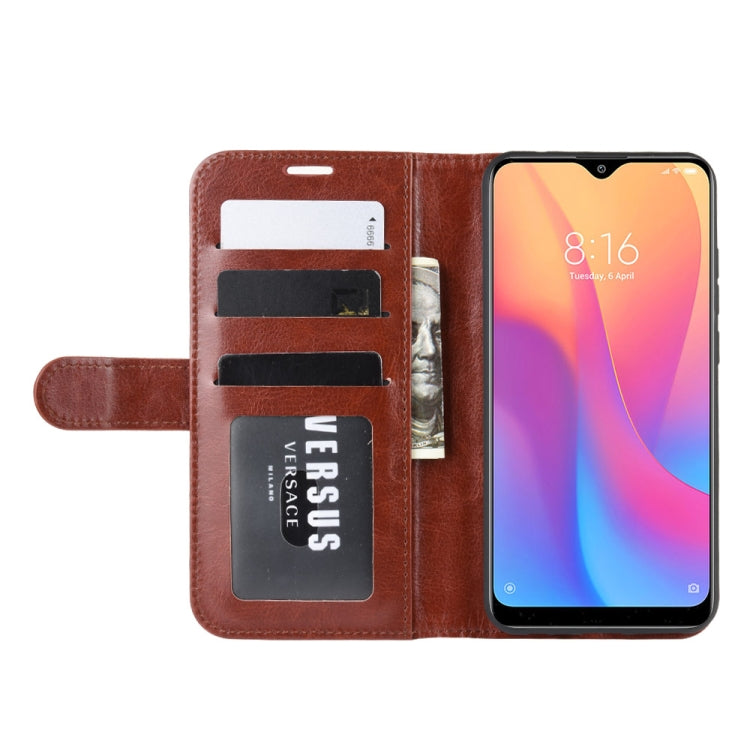 For Xiaomi Redmi 8A R64 Texture Single Fold Horizontal Flip Leather Case with Holder & Card Slots & Wallet