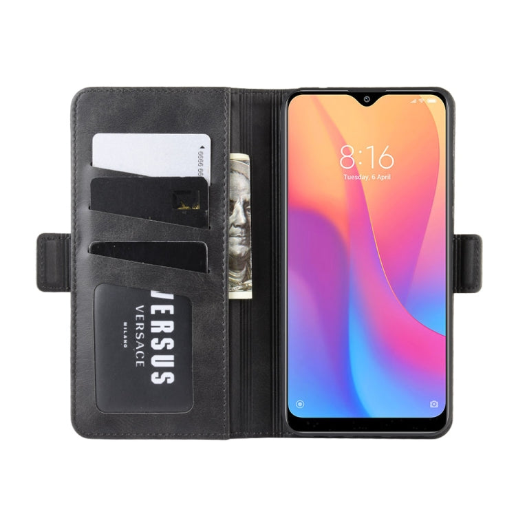 For Xiaomi Redmi 8A Dual-side Magnetic Buckle Horizontal Flip Leather Case with Holder & Card Slots & Wallet & Photo Frame