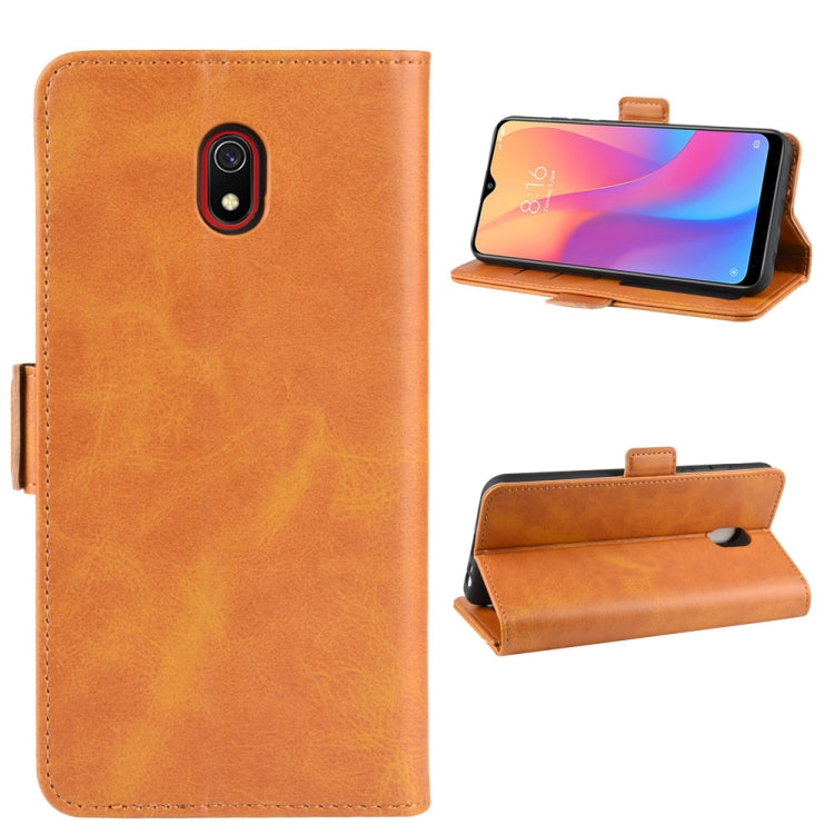 For Xiaomi Redmi 8A Dual-side Magnetic Buckle Horizontal Flip Leather Case with Holder & Card Slots & Wallet & Photo Frame