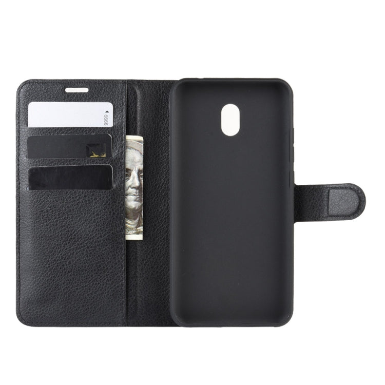 For Xiaomi Redmi 8A Litchi Texture Horizontal Flip Leather Case with Wallet & Holder & Card Slots