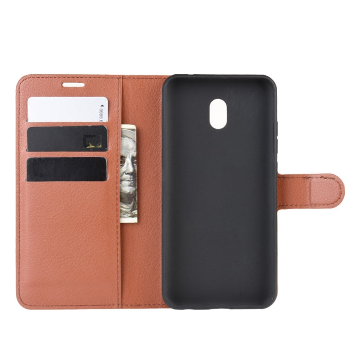For Xiaomi Redmi 8A Litchi Texture Horizontal Flip Leather Case with Wallet & Holder & Card Slots