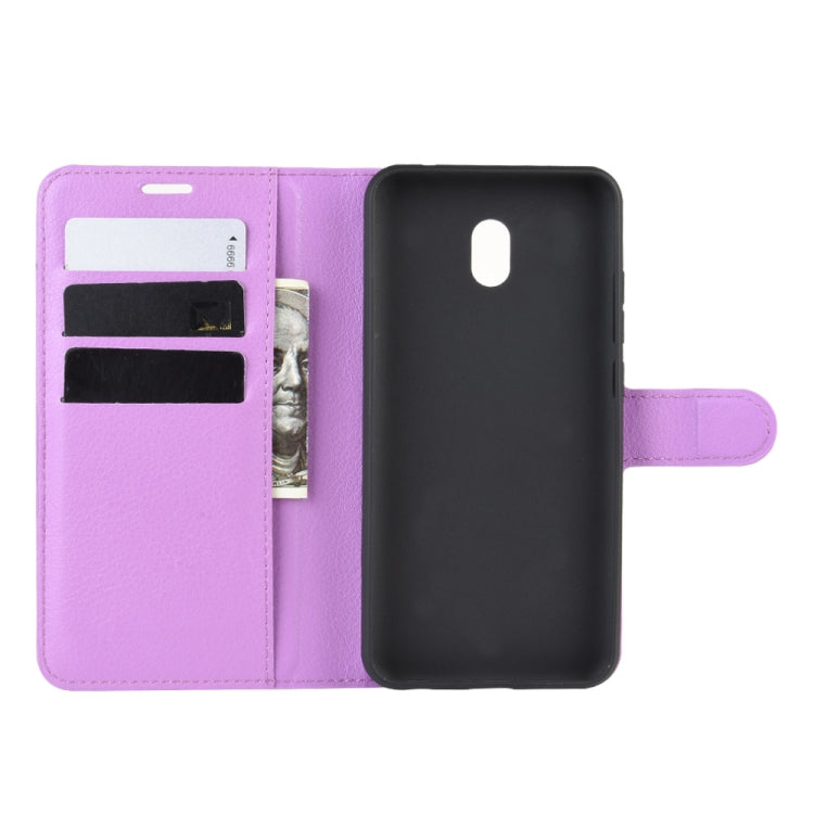 For Xiaomi Redmi 8A Litchi Texture Horizontal Flip Leather Case with Wallet & Holder & Card Slots