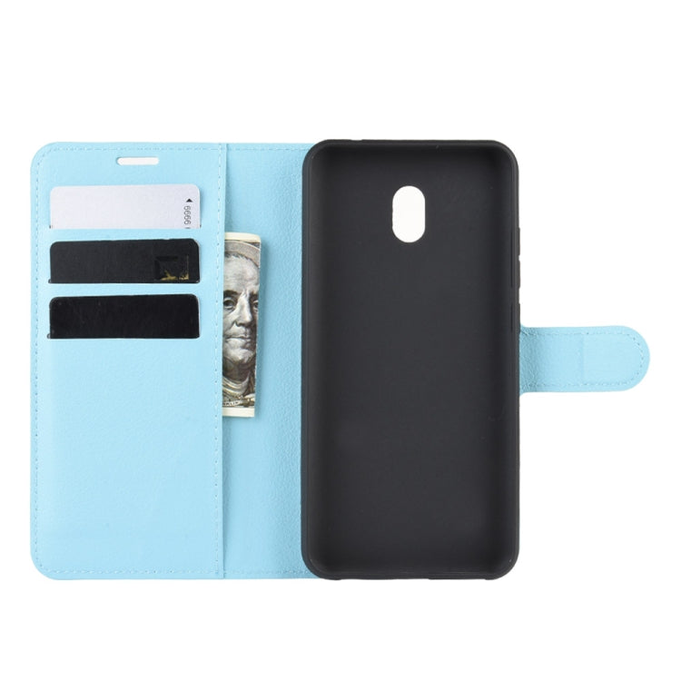 For Xiaomi Redmi 8A Litchi Texture Horizontal Flip Leather Case with Wallet & Holder & Card Slots