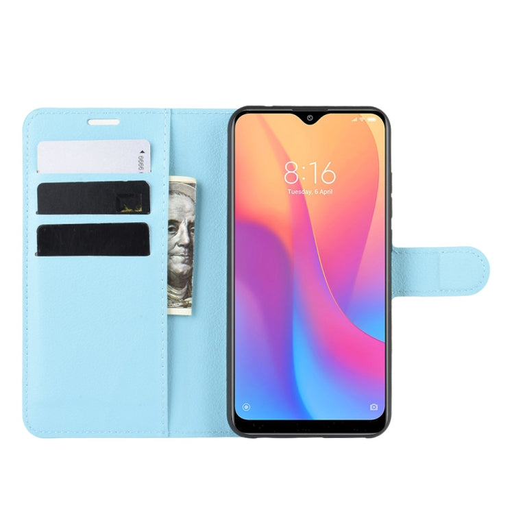For Xiaomi Redmi 8A Litchi Texture Horizontal Flip Leather Case with Wallet & Holder & Card Slots