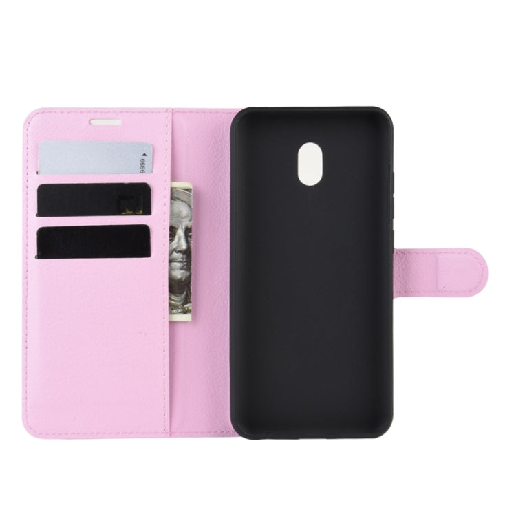 For Xiaomi Redmi 8A Litchi Texture Horizontal Flip Leather Case with Wallet & Holder & Card Slots
