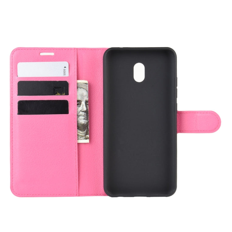 For Xiaomi Redmi 8A Litchi Texture Horizontal Flip Leather Case with Wallet & Holder & Card Slots