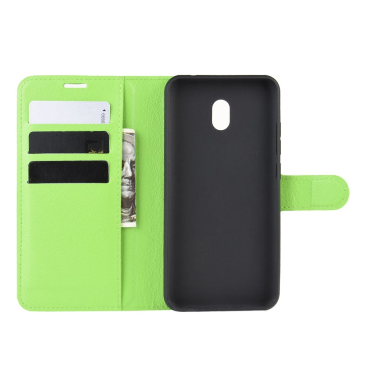 For Xiaomi Redmi 8A Litchi Texture Horizontal Flip Leather Case with Wallet & Holder & Card Slots