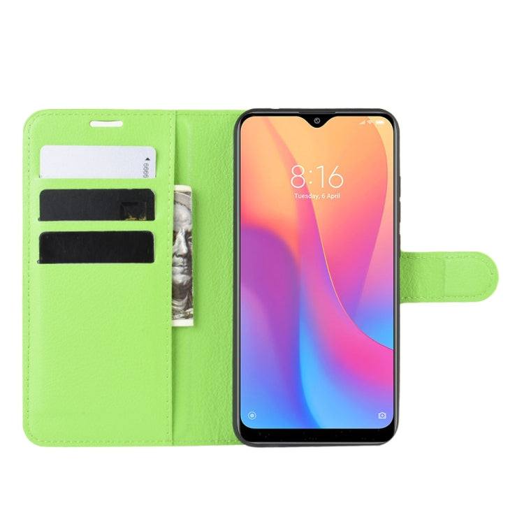 For Xiaomi Redmi 8A Litchi Texture Horizontal Flip Leather Case with Wallet & Holder & Card Slots