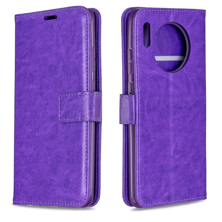 For Huawei Mate 30 Crazy Horse Texture Horizontal Flip Leather Case with Holder & Card Slots & Wallet & Photo Frame