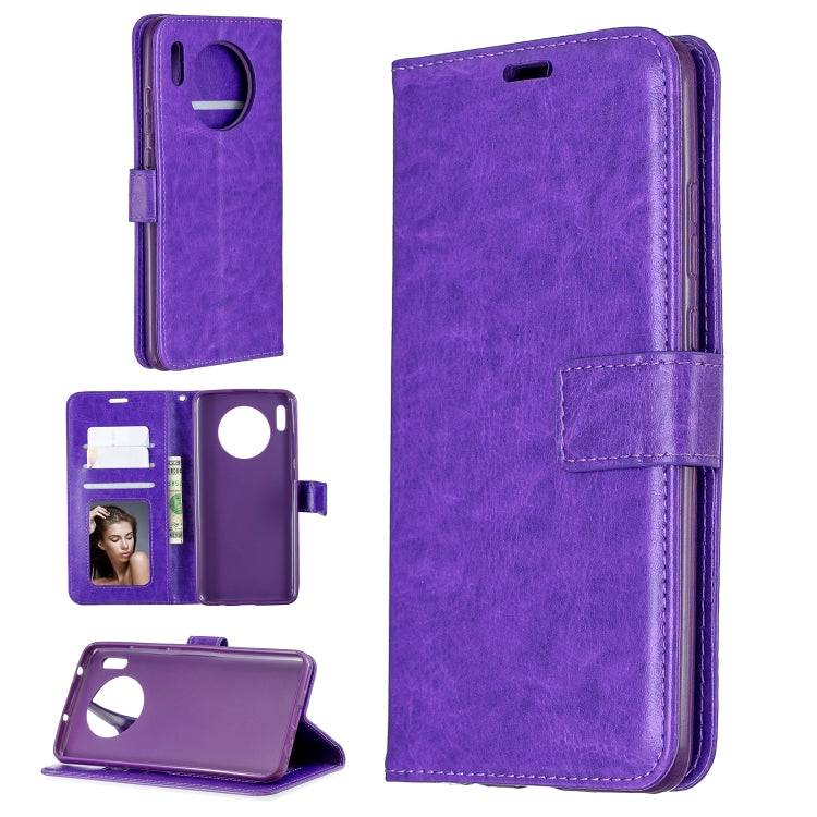 For Huawei Mate 30 Crazy Horse Texture Horizontal Flip Leather Case with Holder & Card Slots & Wallet & Photo Frame