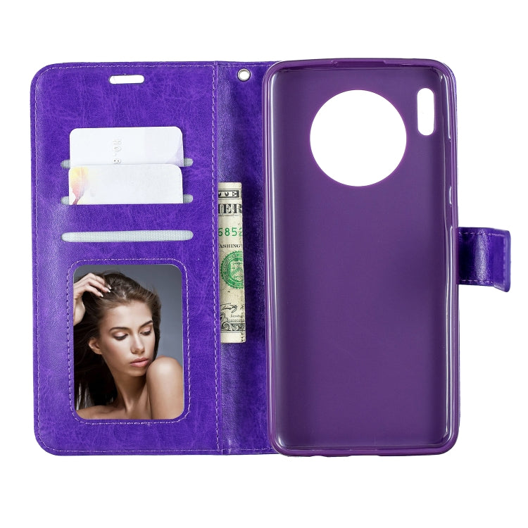 For Huawei Mate 30 Lite Crazy Horse Texture Horizontal Flip Leather Case with Holder & Card Slots & Wallet & Photo Frame