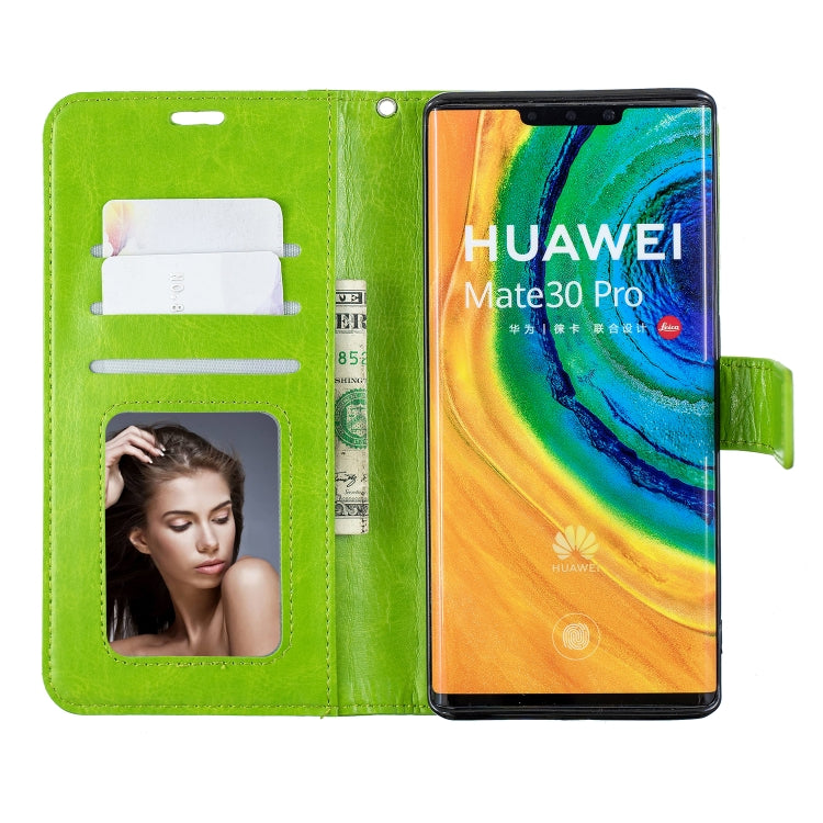 For Huawei Mate 30 Pro Crazy Horse Texture Horizontal Flip Leather Case with Holder & Card Slots & Wallet & Photo Frame