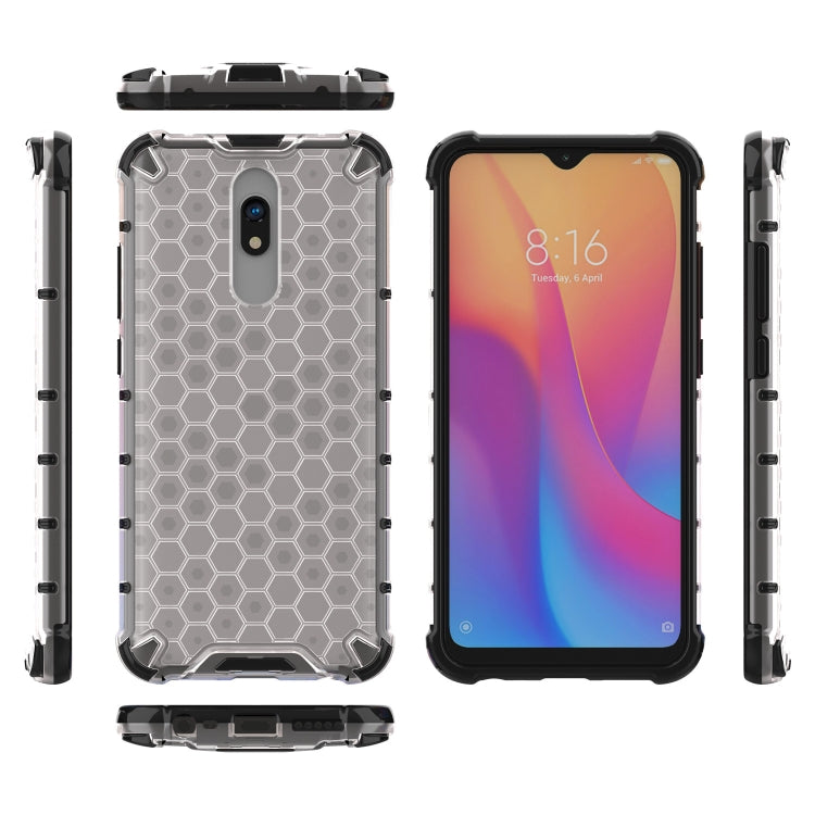 For Redmi 8 Shockproof Honeycomb PC + TPU Case