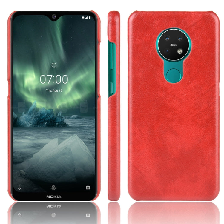 For Nokia 7.2 / 6.2 Shockproof Litchi Texture PC + PU Case