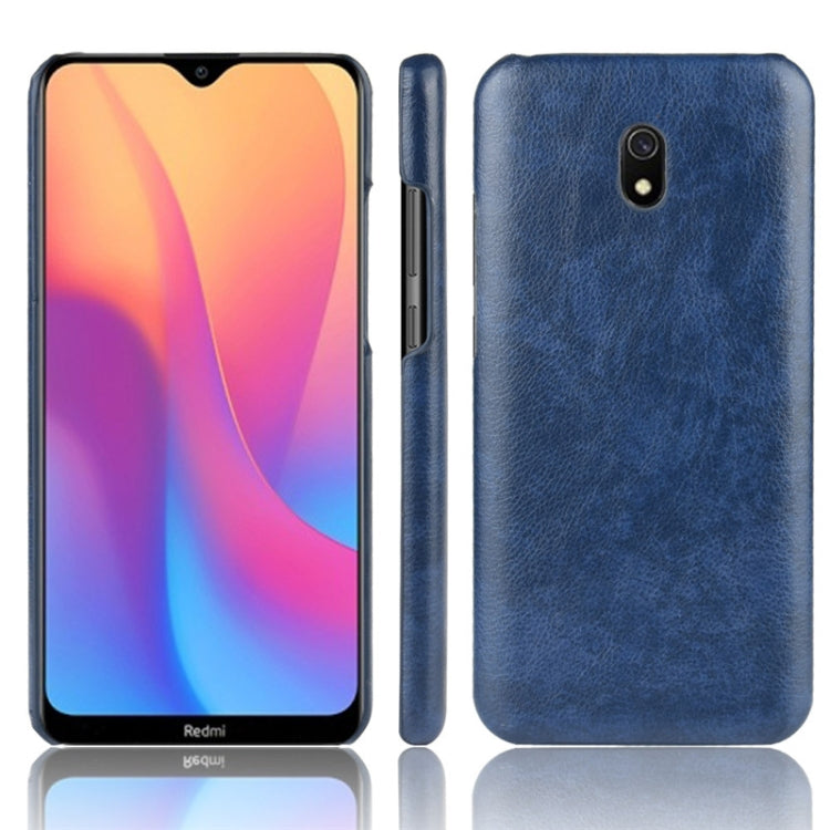 For Xiaomi Redmi 8A Shockproof Litchi Texture PC + PU Case