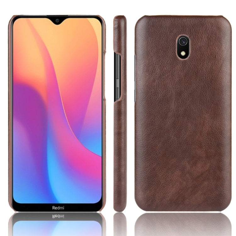 For Xiaomi Redmi 8A Shockproof Litchi Texture PC + PU Case