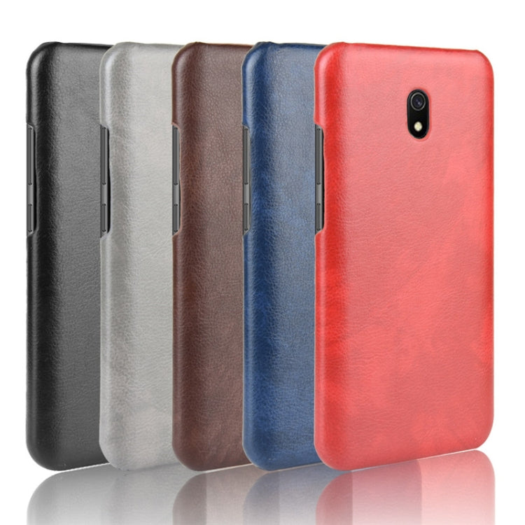 For Xiaomi Redmi 8A Shockproof Litchi Texture PC + PU Case