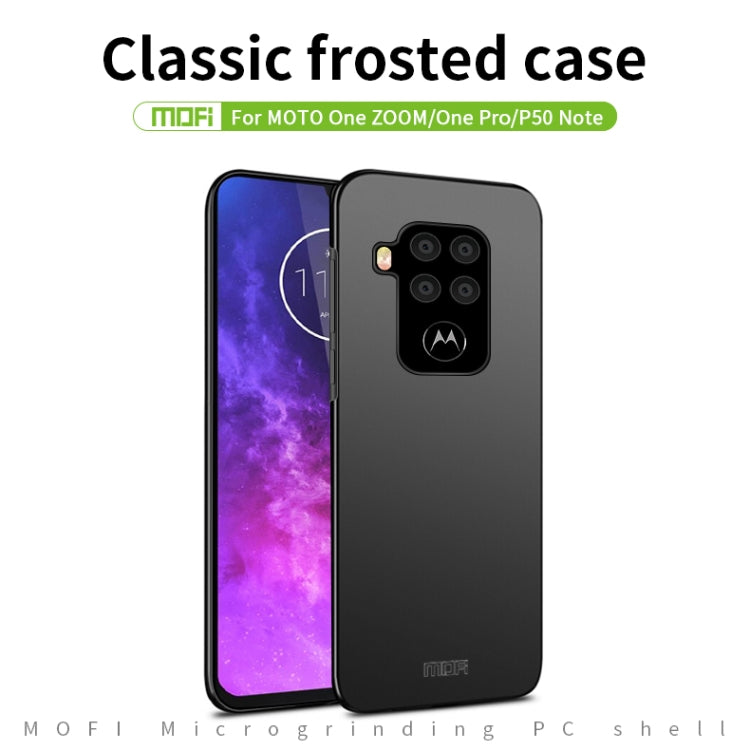 For MOTO P50 Note / One ZOOM MOFI Frosted PC Ultra-thin Hard Case