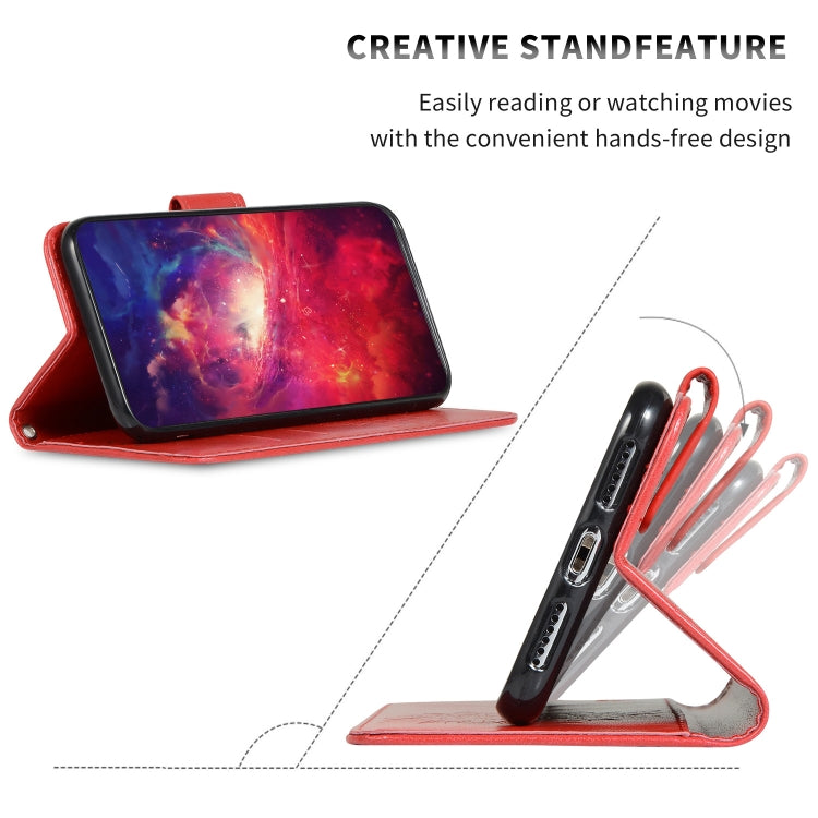 For Xiaomi Redmi Note8 Embossed Kaleidoscope Flower Horizontal Flip Leather Case with Holder & Card Slots & Wallet