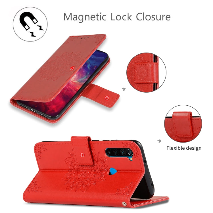 For Xiaomi Redmi Note8 Embossed Kaleidoscope Flower Horizontal Flip Leather Case with Holder & Card Slots & Wallet