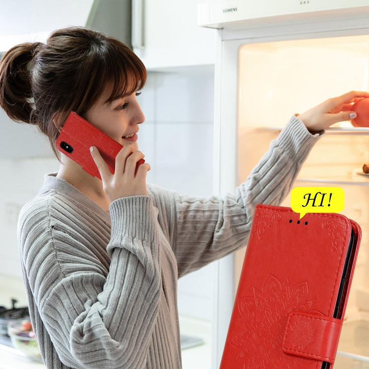 For Xiaomi Redmi Note8 Embossed Kaleidoscope Flower Horizontal Flip Leather Case with Holder & Card Slots & Wallet