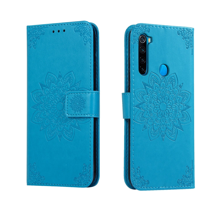 For Xiaomi Redmi Note8 Embossed Kaleidoscope Flower Horizontal Flip Leather Case with Holder & Card Slots & Wallet