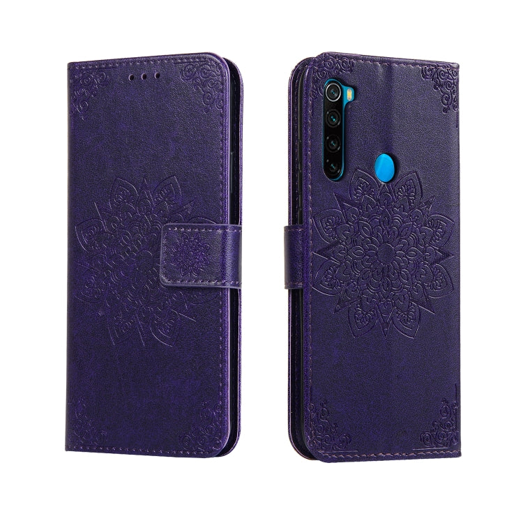 For Xiaomi Redmi Note8 Embossed Kaleidoscope Flower Horizontal Flip Leather Case with Holder & Card Slots & Wallet