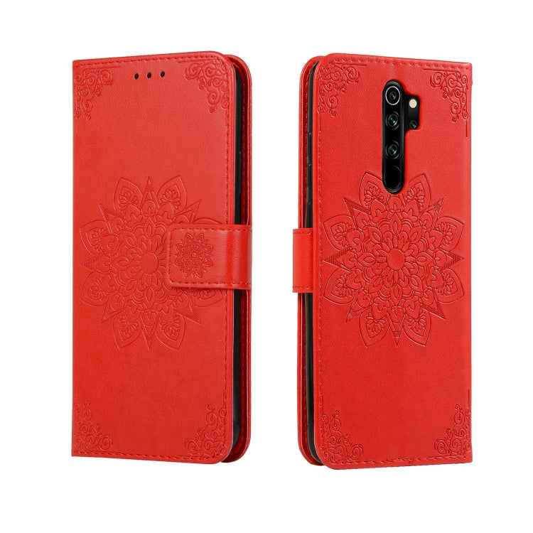 For Xiaomi Redmi Note8 Pro Embossed Kaleidoscope Flower Horizontal Flip Leather Case with Holder & Card Slots & Wallet