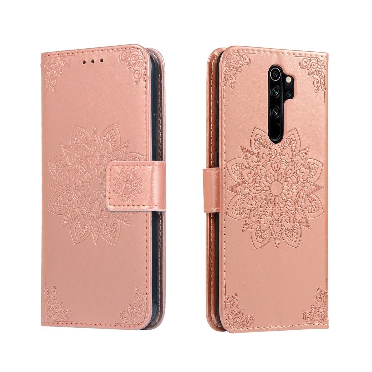For Xiaomi Redmi Note8 Pro Embossed Kaleidoscope Flower Horizontal Flip Leather Case with Holder & Card Slots & Wallet