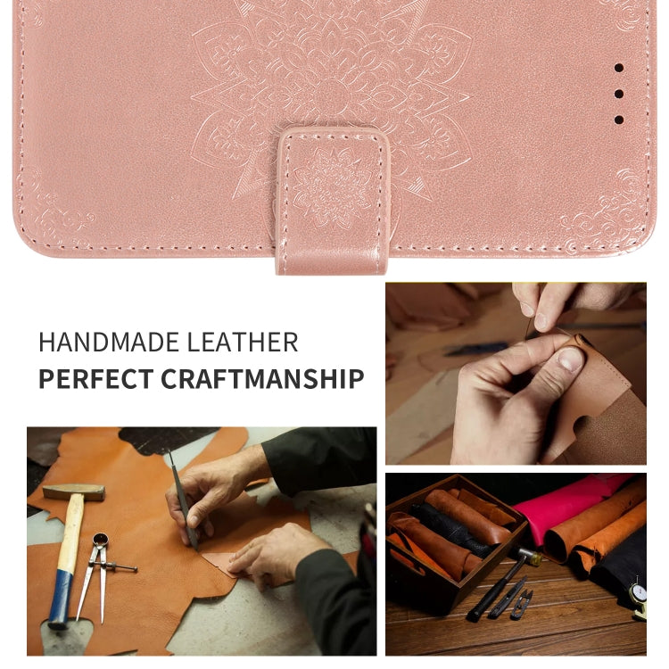 For Xiaomi Redmi Note8 Pro Embossed Kaleidoscope Flower Horizontal Flip Leather Case with Holder & Card Slots & Wallet