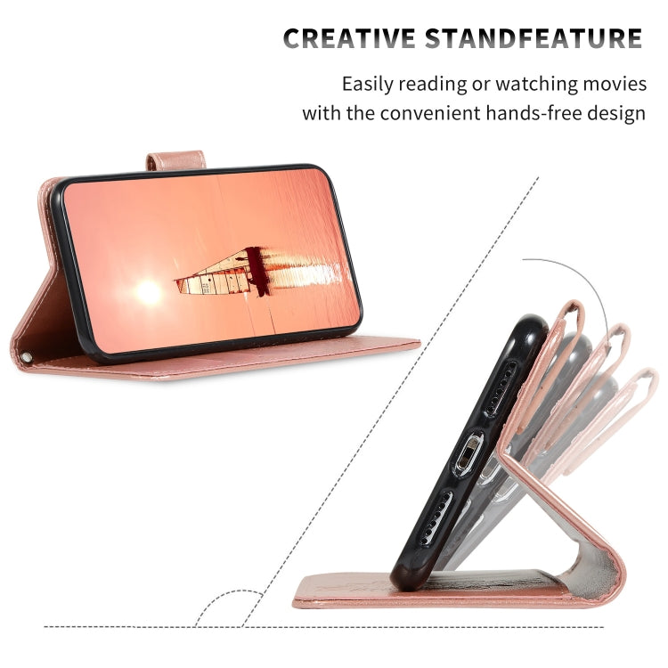 For Xiaomi Redmi Note8 Pro Embossed Kaleidoscope Flower Horizontal Flip Leather Case with Holder & Card Slots & Wallet