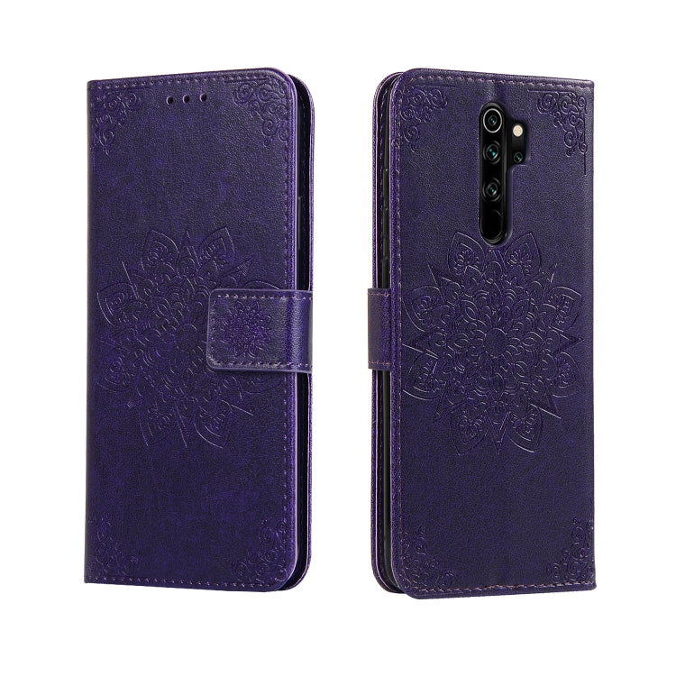 For Xiaomi Redmi Note8 Pro Embossed Kaleidoscope Flower Horizontal Flip Leather Case with Holder & Card Slots & Wallet