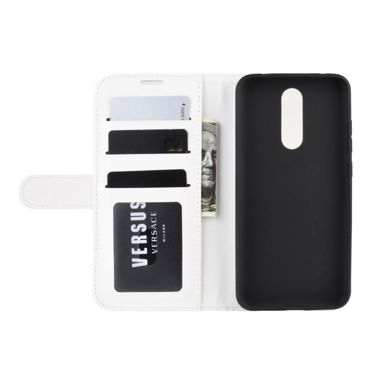 For Xiaomi Redmi 8 R64 Texture Single Fold Horizontal Flip Leather Case with Holder & Card Slots & Wallet