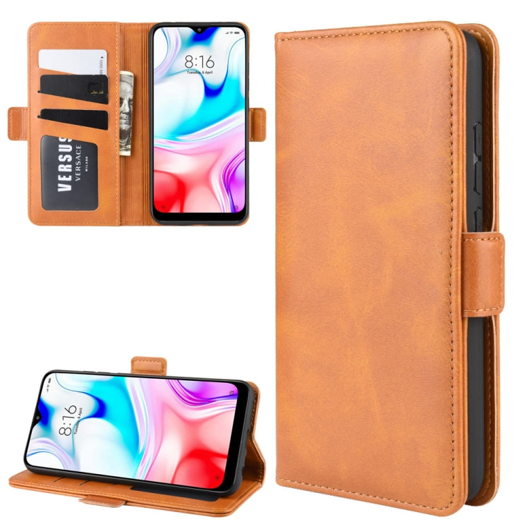 For Xiaomi Redmi 8 Dual-side Magnetic Buckle Horizontal Flip Leather Case with Holder & Card Slots & Wallet & Photo Frame