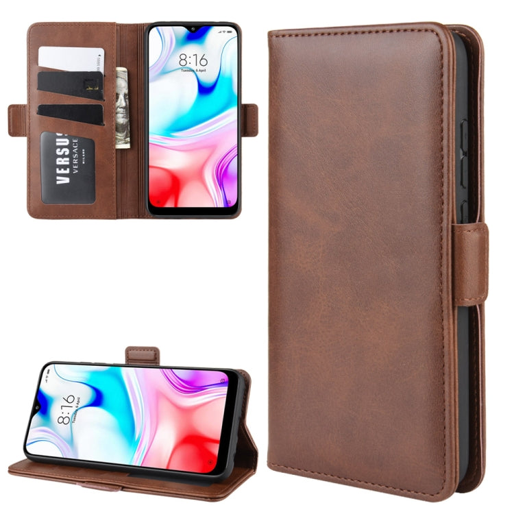 For Xiaomi Redmi 8 Dual-side Magnetic Buckle Horizontal Flip Leather Case with Holder & Card Slots & Wallet & Photo Frame