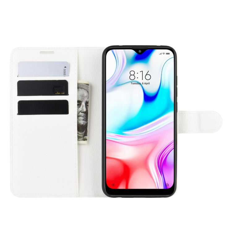For Xiaomi Redmi 8 Litchi Texture Horizontal Flip Leather Case with Wallet & Holder & Card Slots