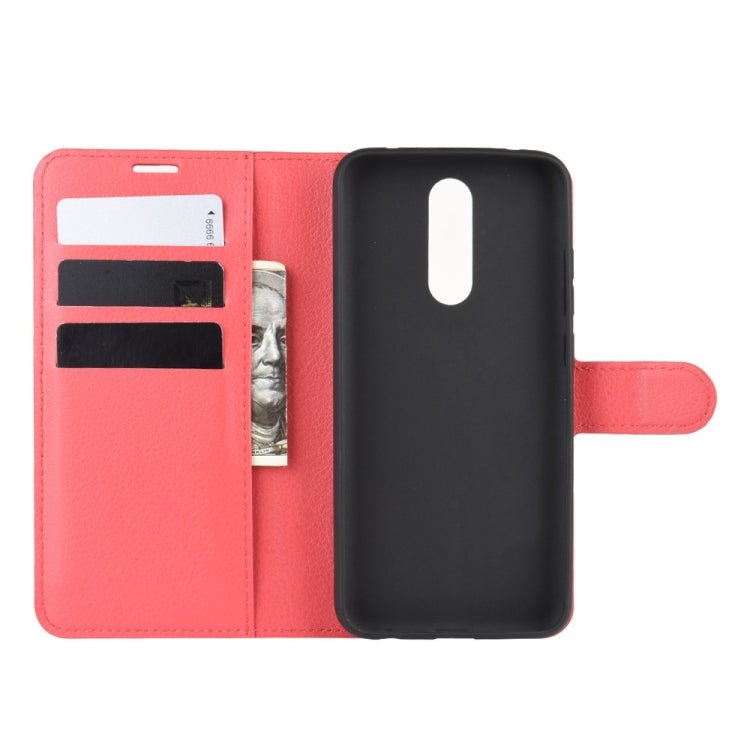 For Xiaomi Redmi 8 Litchi Texture Horizontal Flip Leather Case with Wallet & Holder & Card Slots