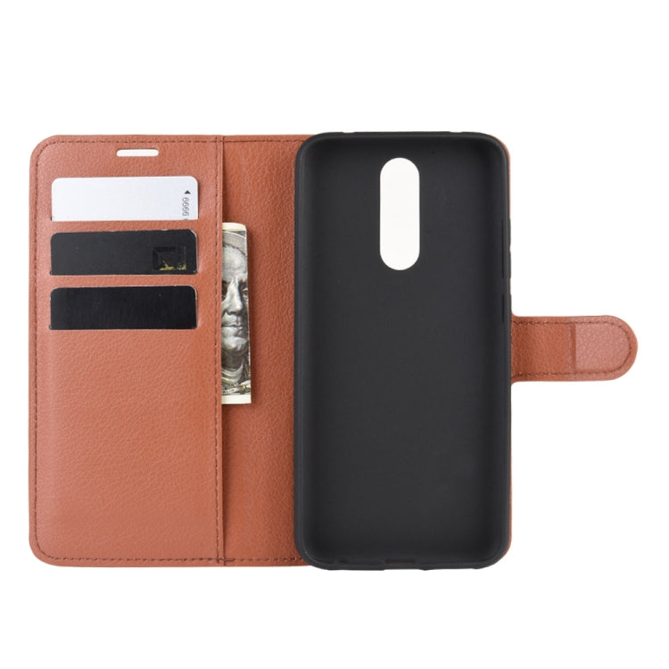 For Xiaomi Redmi 8 Litchi Texture Horizontal Flip Leather Case with Wallet & Holder & Card Slots