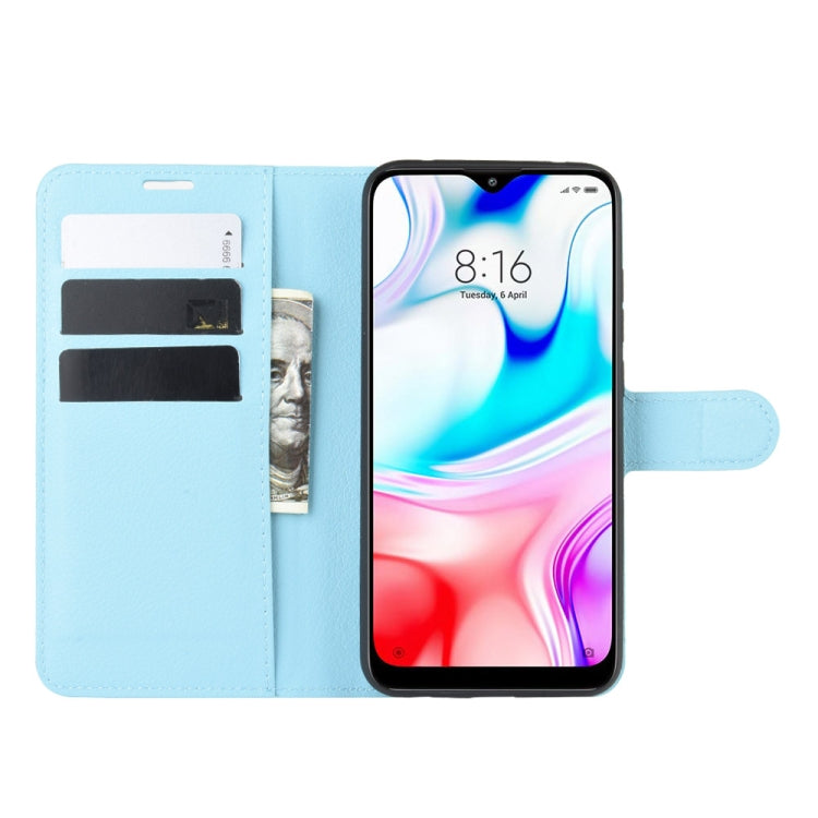 For Xiaomi Redmi 8 Litchi Texture Horizontal Flip Leather Case with Wallet & Holder & Card Slots