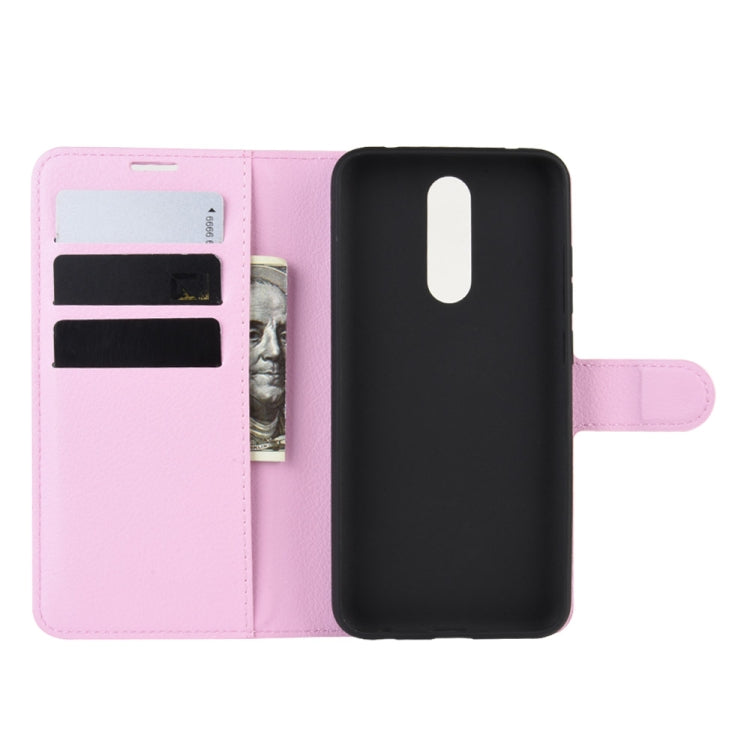 For Xiaomi Redmi 8 Litchi Texture Horizontal Flip Leather Case with Wallet & Holder & Card Slots