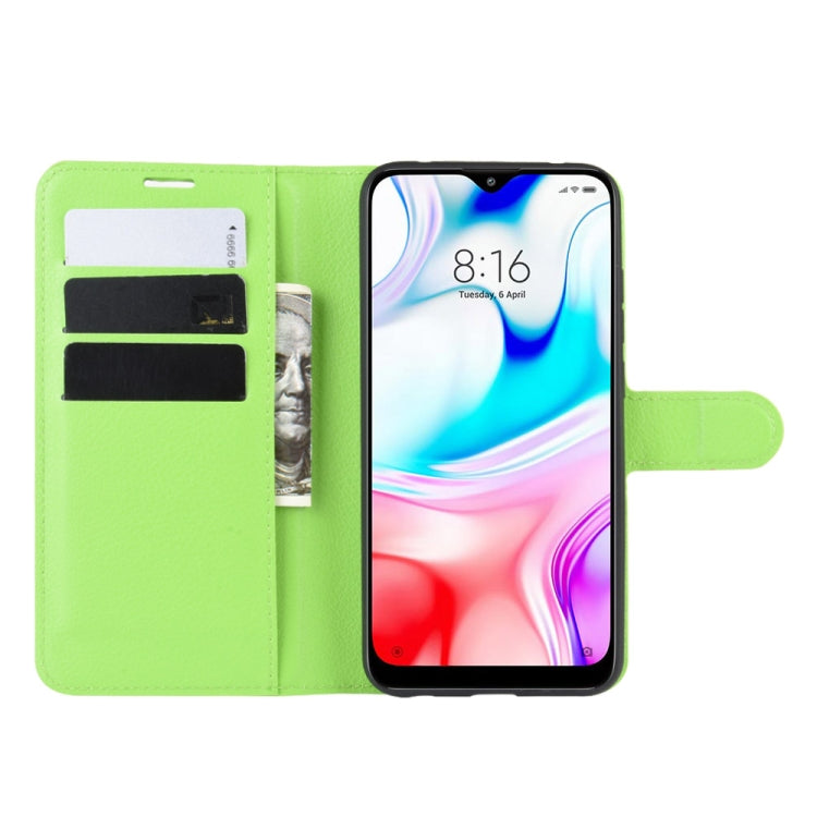 For Xiaomi Redmi 8 Litchi Texture Horizontal Flip Leather Case with Wallet & Holder & Card Slots