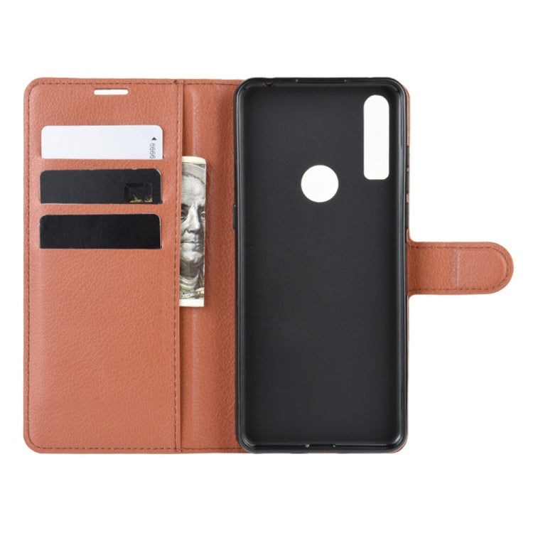 For Alcatel 3x (2019) Litchi Texture Horizontal Flip Leather Case with Wallet & Holder & Card Slots