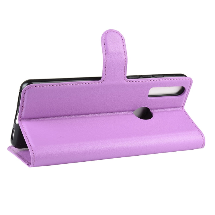 For Alcatel 3x (2019) Litchi Texture Horizontal Flip Leather Case with Wallet & Holder & Card Slots