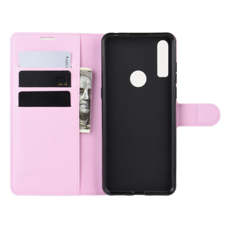 For Alcatel 3x (2019) Litchi Texture Horizontal Flip Leather Case with Wallet & Holder & Card Slots