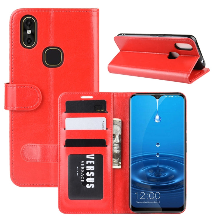 For LEAGOO M13 R64 Texture Single Fold Horizontal Flip Leather Case with Holder & Card Slots & Wallet