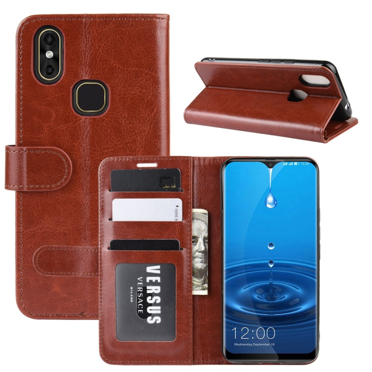 For LEAGOO M13 R64 Texture Single Fold Horizontal Flip Leather Case with Holder & Card Slots & Wallet