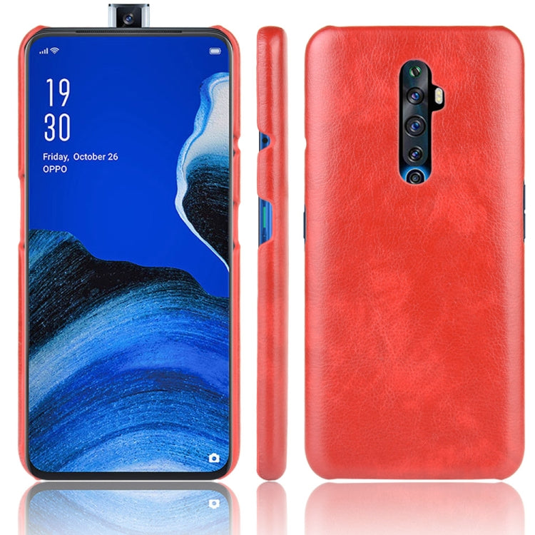 For Oppo Reno2 Z/2F Shockproof Litchi Texture PC + PU Case