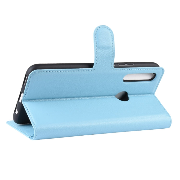 For Huawei Honor 9X Fingerprint Version Litchi Texture Horizontal Flip Leather Case with Wallet & Holder & Card Slots