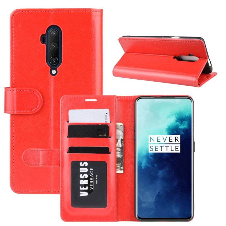 For OnePlus 7T Pro R64 Texture Single Fold Horizontal Flip Leather Case with Holder & Card Slots & Wallet